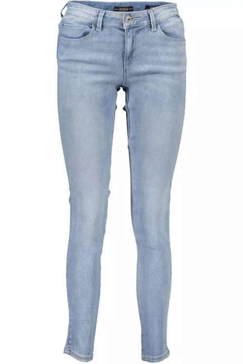 Priser på Guess Jeans Light Blue Cotton Women Jeans