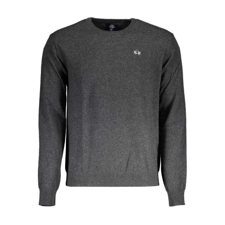 Priser på La Martina Gray Wool Men Sweater