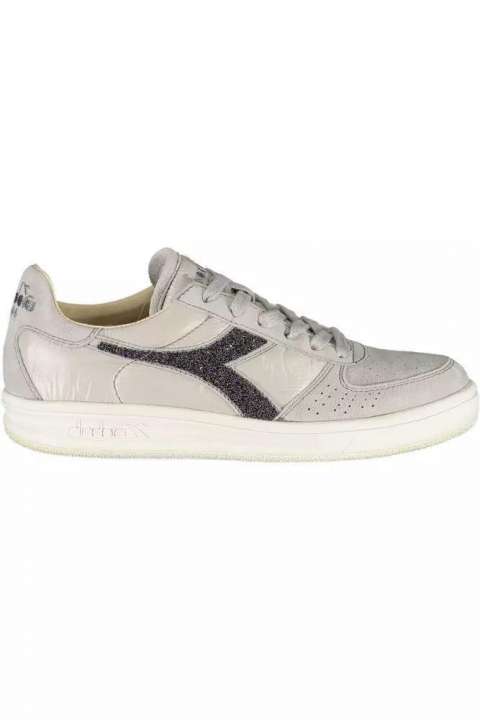 Priser på Diadora Gray Leather Women Sneaker