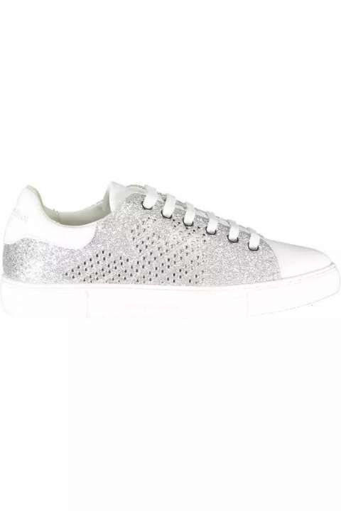 Priser på Emporio Armani Silver Polyester Women Sneaker