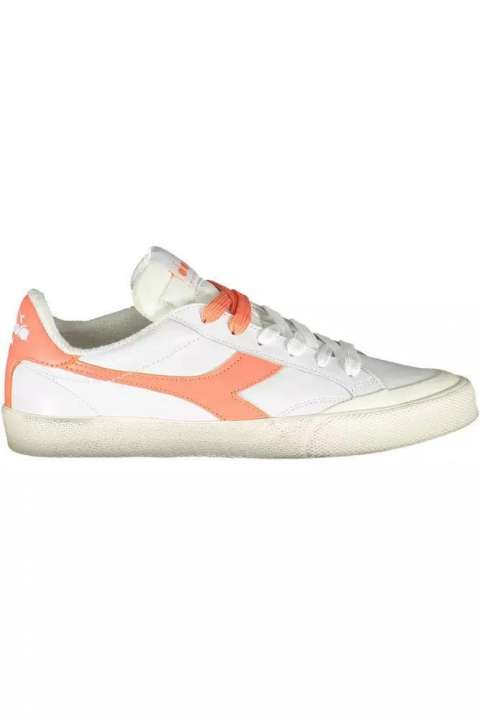 Priser på Diadora White Leather Women Sneaker