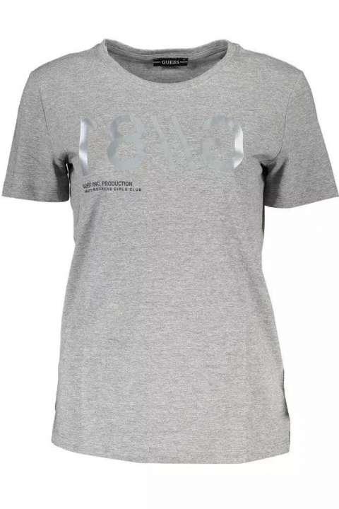 Priser på Guess Jeans Gray Cotton Women T-Shirt