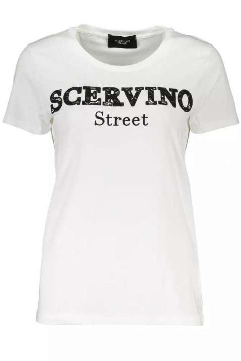 Priser på Scervino Street White Cotton Women Top