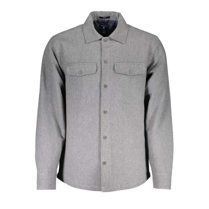 Priser på Gant Gray Cotton Men Shirt