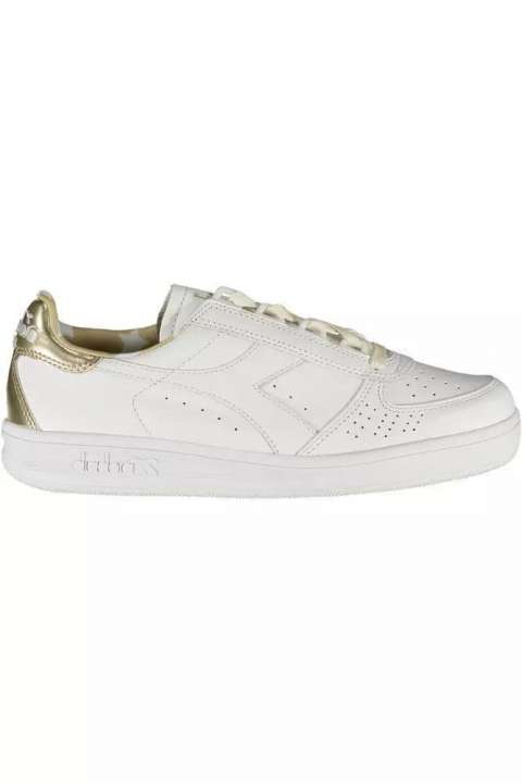 Priser på Diadora White Leather Women Sneaker