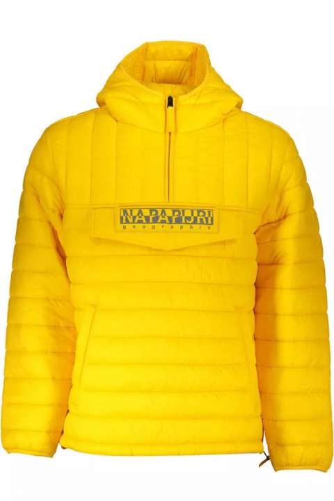 Priser på Napapijri Yellow Polyamide Men Jacket