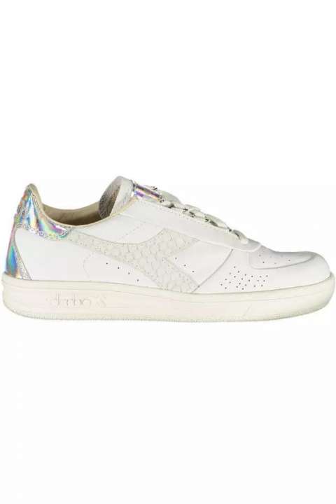 Priser på Diadora White Leather Women Sneaker