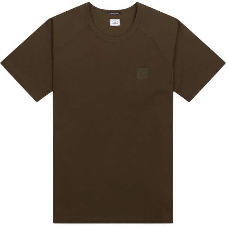 Priser på C.P. Company Rubber Logo T-shirt Army