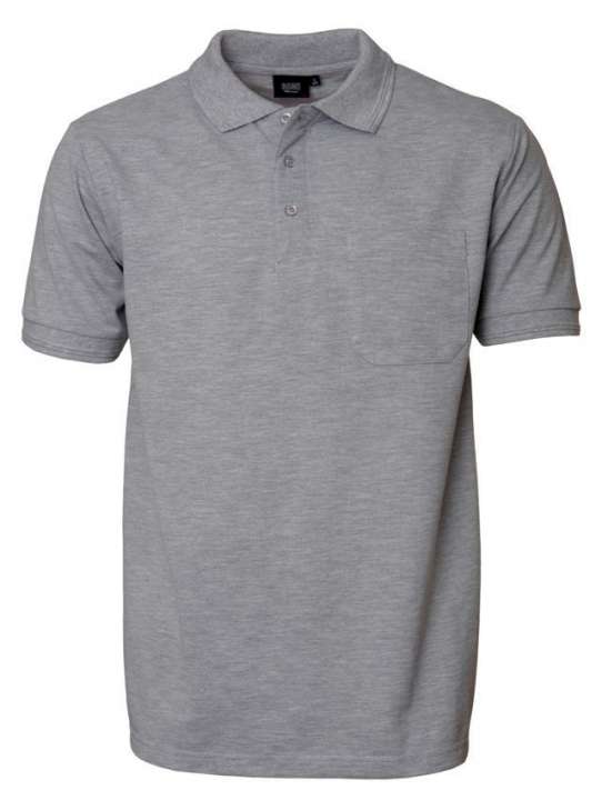 Priser på ID Pro Wear Herre Polo - Grey Melange - 5XL