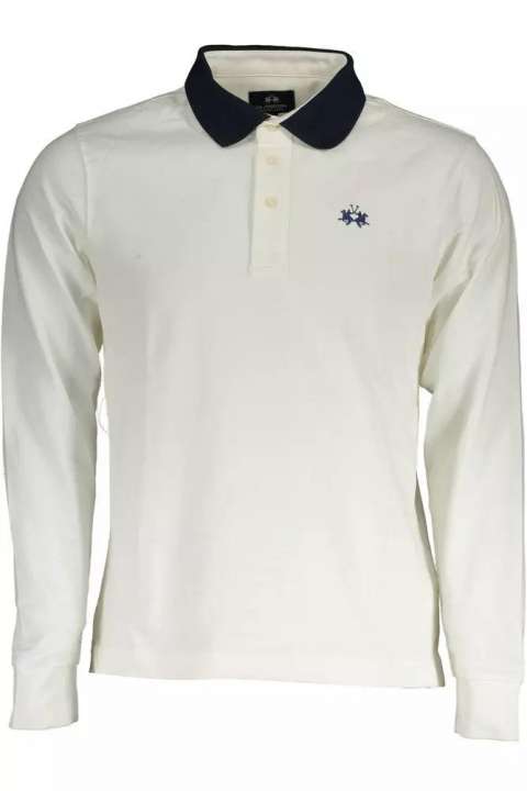 Priser på La Martina White Cotton Men Polo Shirt