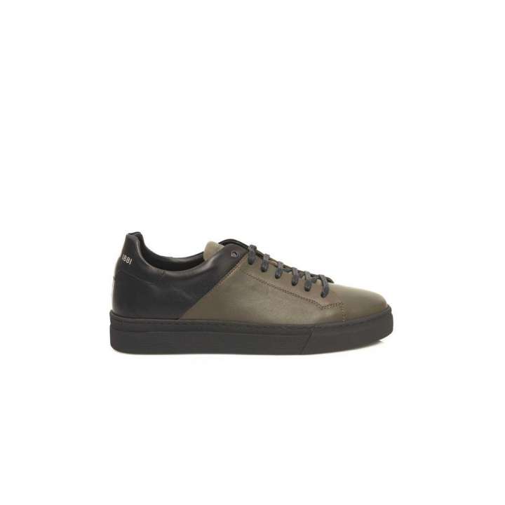 Priser på Cerruti 1881 Green Leather Men's Sneaker