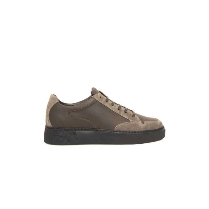 Priser på Cerruti 1881 Beige Leather Men Sneaker