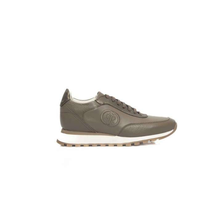 Priser på Cerruti 1881 Beige Leather Women Sneaker