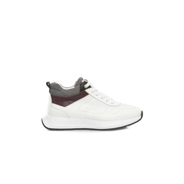 Priser på Cerruti 1881 White Leather Women Sneaker