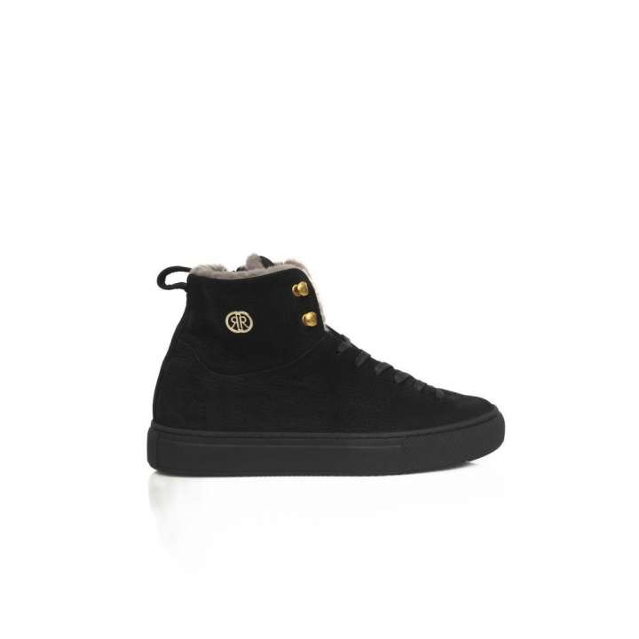 Priser på Cerruti 1881 Black Leather Women Sneaker