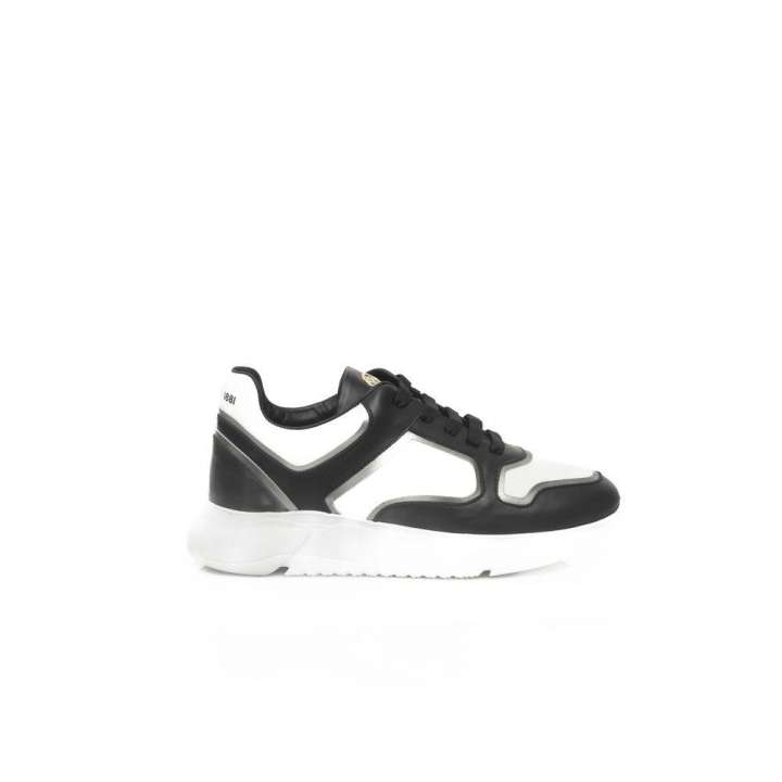 Priser på Cerruti 1881 Black Leather Men Sneaker