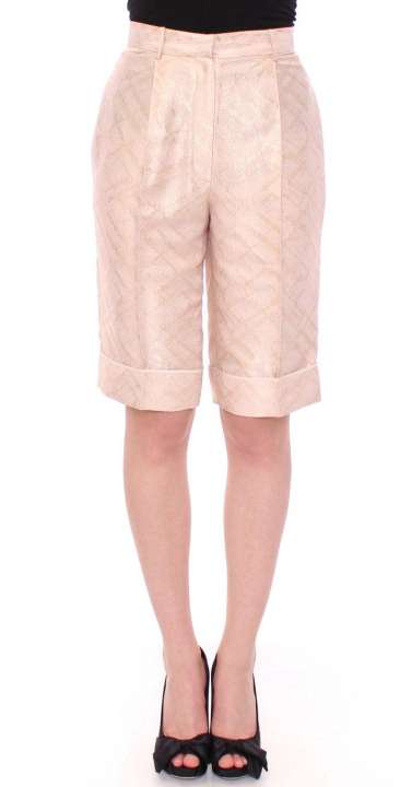 Priser på Zeyneptosun Exclusive Beige Brocade Above Knee Shorts