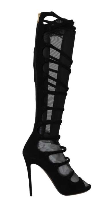 Priser på Dolce & Gabbana Elegance Redefined: Chic Knee-High Stiletto Boots