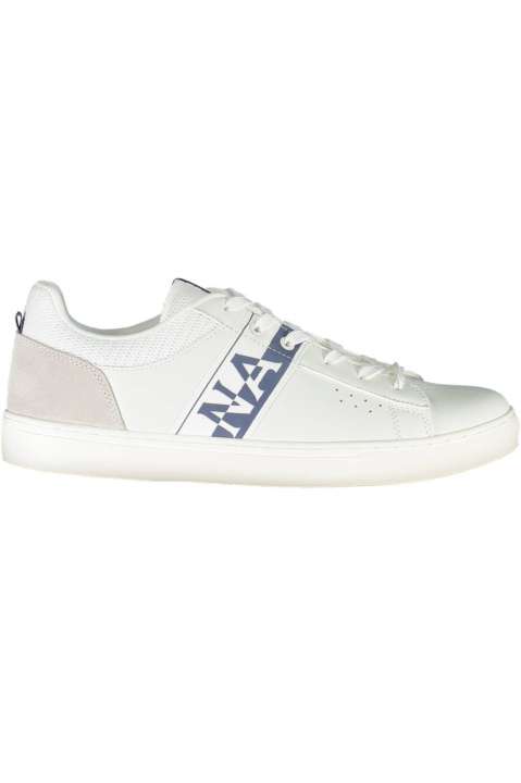 Priser på Napapijri White Leather Men Sneaker