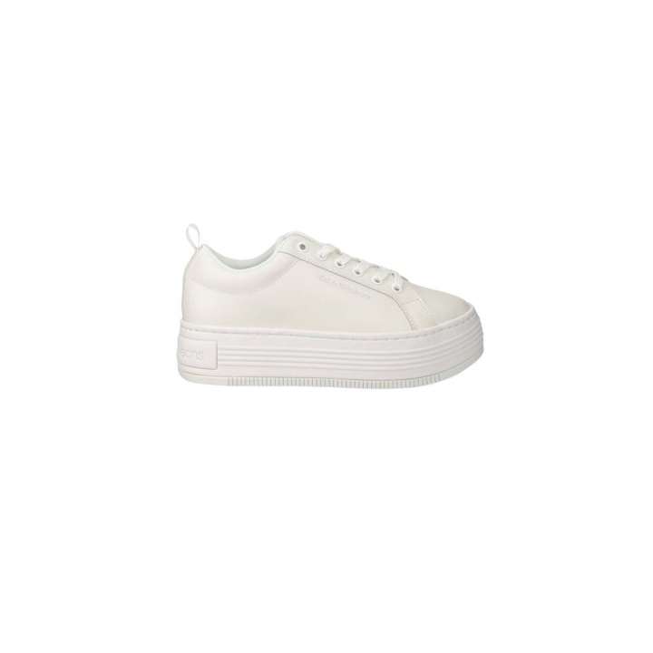 Priser på Calvin Klein Jeans White Leather Sneaker