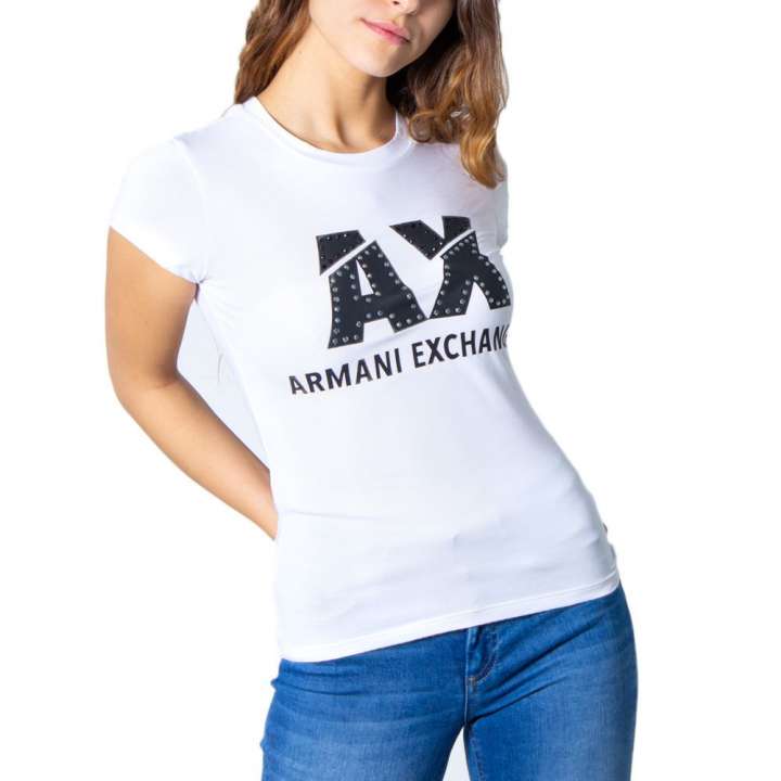 Priser på Armani Exchange White Cotton Tops & T-Shirt