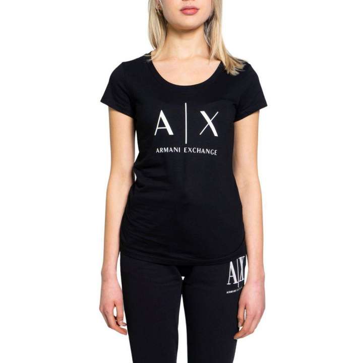 Priser på Armani Exchange Black Cotton Tops & T-Shirt