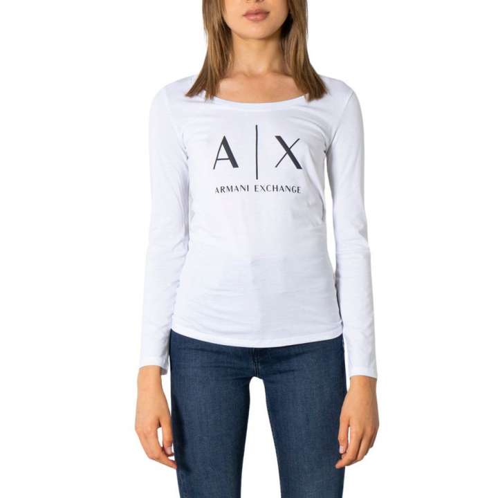 Priser på Armani Exchange White Cotton Tops & T-Shirt