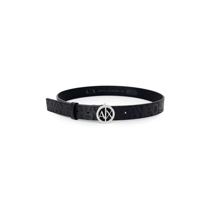 Priser på Armani Exchange Black Polyester Belt