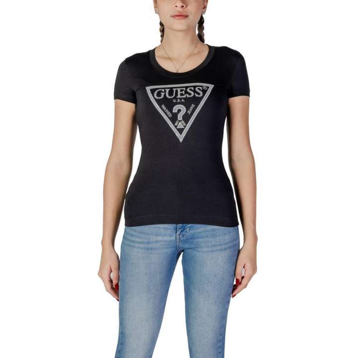 Priser på Guess Black Cotton Tops & T-Shirt