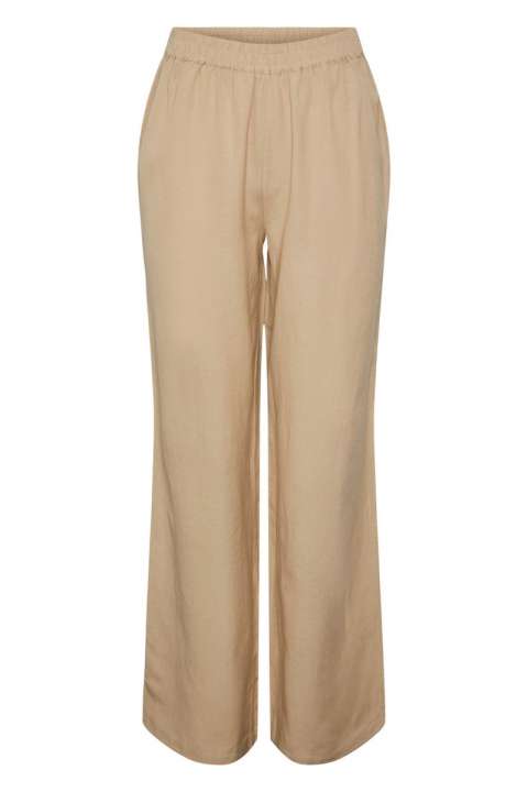 Priser på Pieces - Bukser - PC Milano Hw Wide Pant - Safari