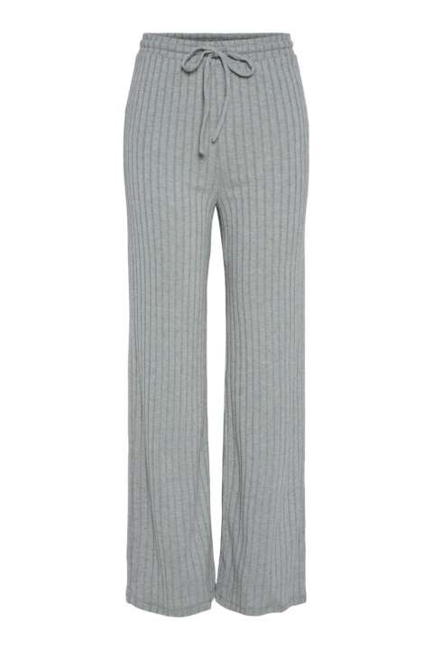 Priser på Pieces - Bukser - Pciris HW Wide Pant - Ultimate Grey