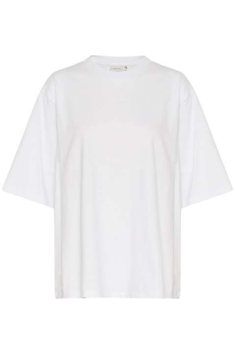 Priser på Gestuz - T-shirt - SimmaGZ Emb Tee - Bright White