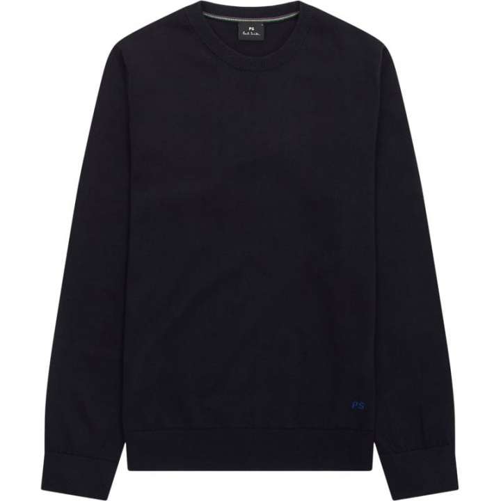 Priser på PS by Paul Smith Regular fit 503X N21858 Strik Navy