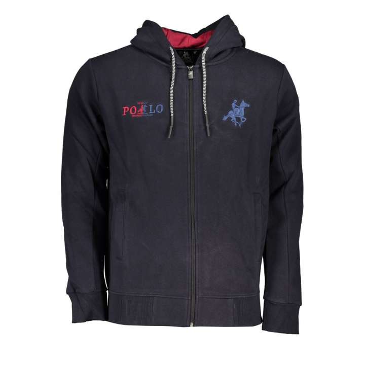 Priser på U.S. Grand Polo Chic Blue Hooded Fleece Sweatshirt