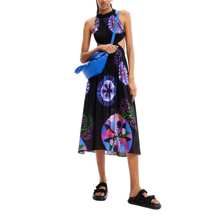 Priser på Desigual Purple Viscose Swimwear