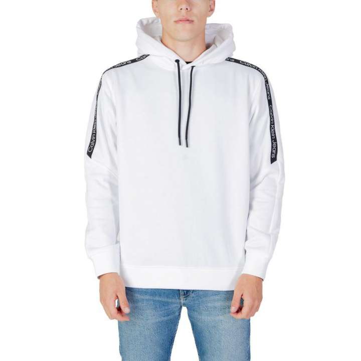 Priser på Calvin Klein Jeans White Cotton Sweater