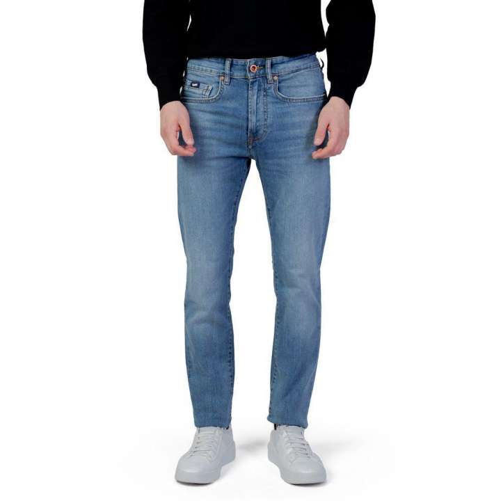 Priser på Gas Light Blue Cotton Jeans & Pant