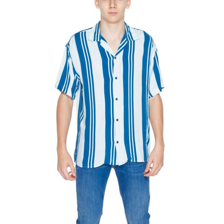 Priser på Jack Jones Blue Viscose Shirt