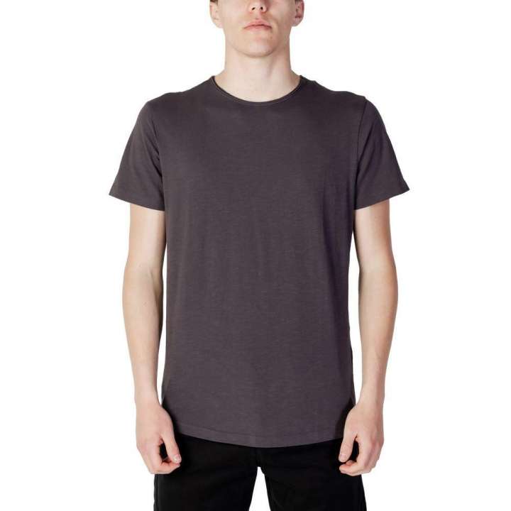 Priser på Jack Jones Gray Organic Cotton T-Shirt