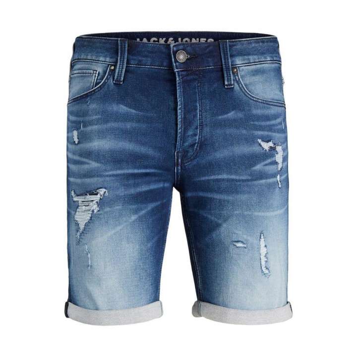 Priser på Jack Jones Blue Cotton Short