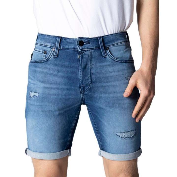 Priser på Jack Jones Blue Cotton Short