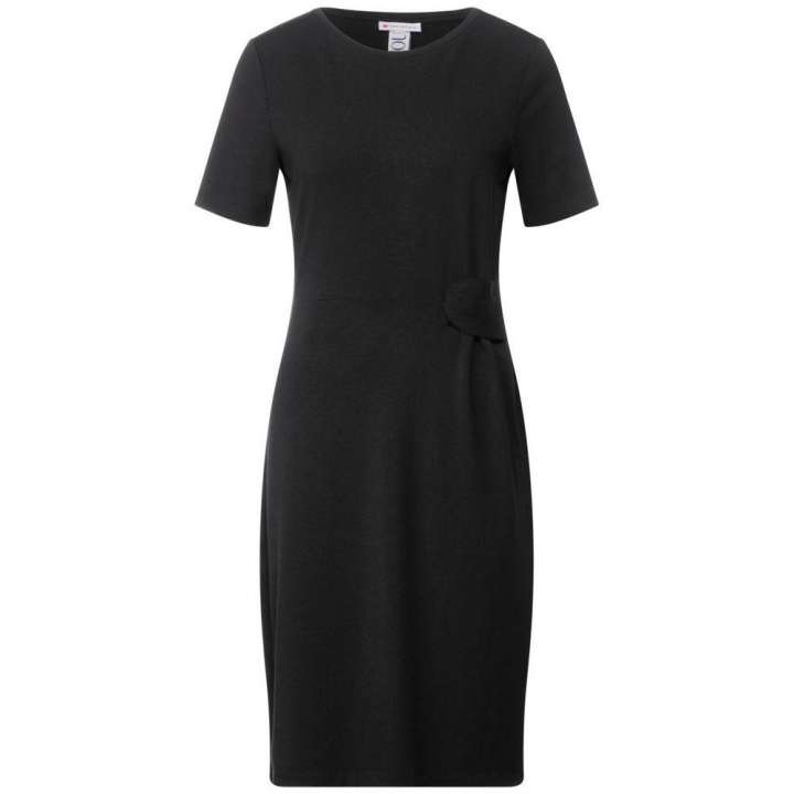 Priser på Street One Black Cotton Dress