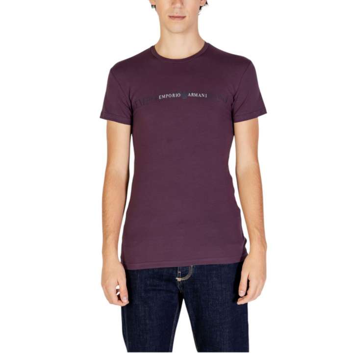 Priser på Emporio Armani Underwear Purple Cotton T-Shirt