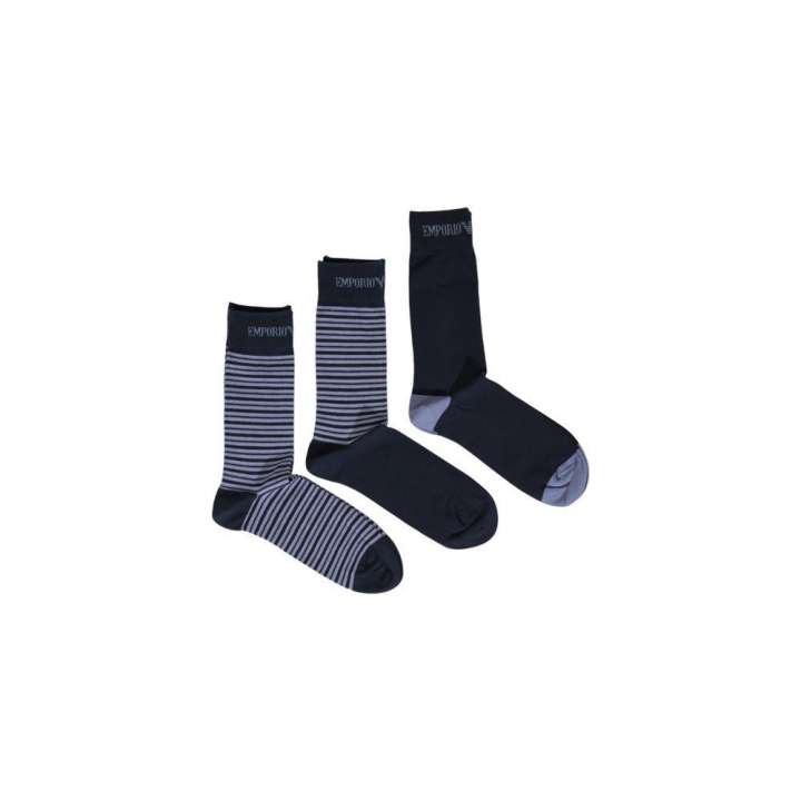 Priser på Emporio Armani Underwear Blue Cotton Sock