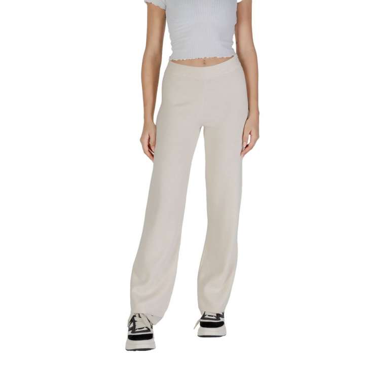 Priser på Vero Moda Cream Viscose Jeans & Pant