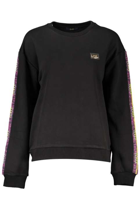 Priser på Cavalli Class Black Cotton Women Sweater