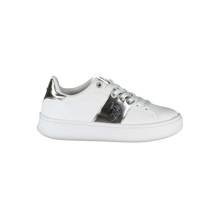 Priser på U.S. POLO ASSN. White Polyethylene Women Sneaker