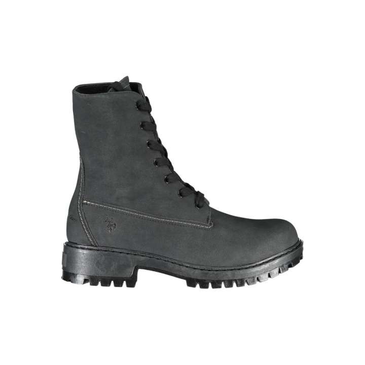 Priser på U.S. POLO ASSN. Contrast Lace-Up Fleece Ankle Boots