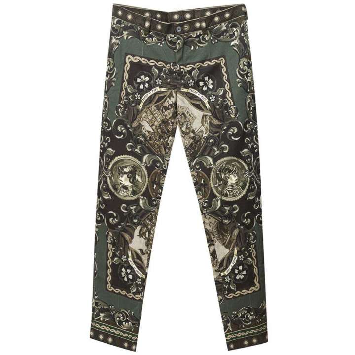 Priser på Dolce & Gabbana Green Cotton Jeans & Pant