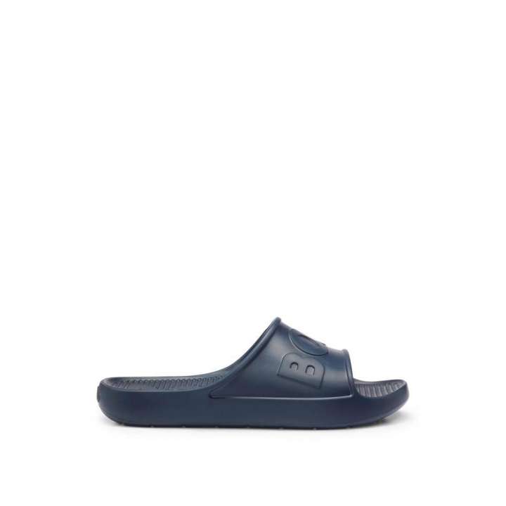 Priser på Hugo Boss Blue Rubber Sandal